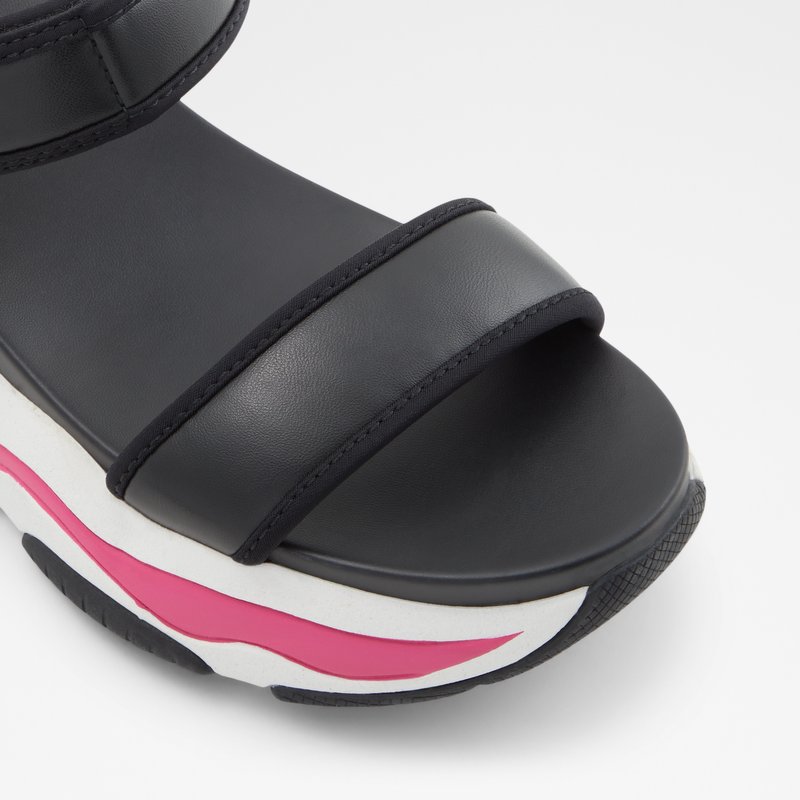 Aldo sandale na visoku petu ADWEAVEN SYN SMOOTH - crna 6