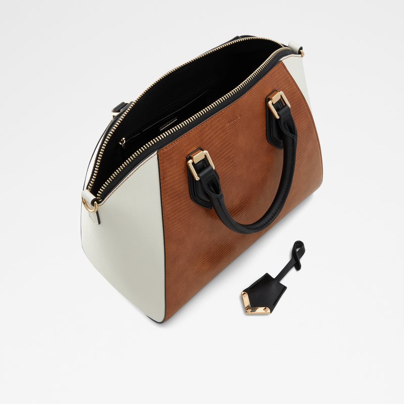 Aldo vrećasta torba AFIELIA SYN SMOOTH - smeđa 4