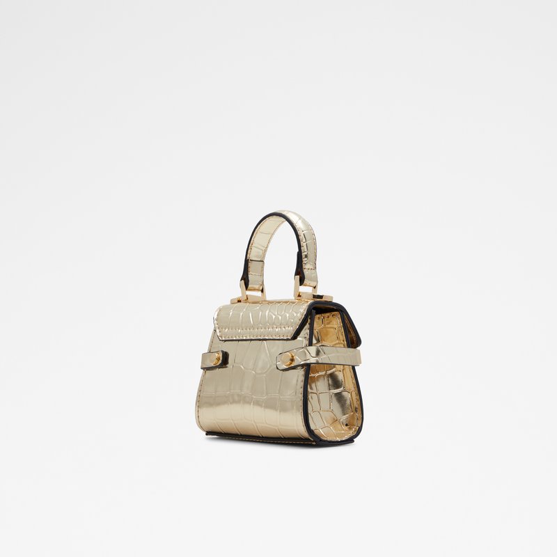 Aldo mini torbica za nošenje u ruci AGRIOLA-MINI - zlatna 4