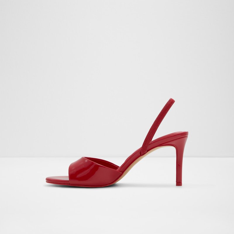 Aldo sandale na visoku petu AITANA SYN PATENT - crvena 3
