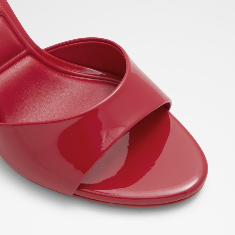 Aldo sandale na visoku petu AITANA SYN PATENT - crvena 5