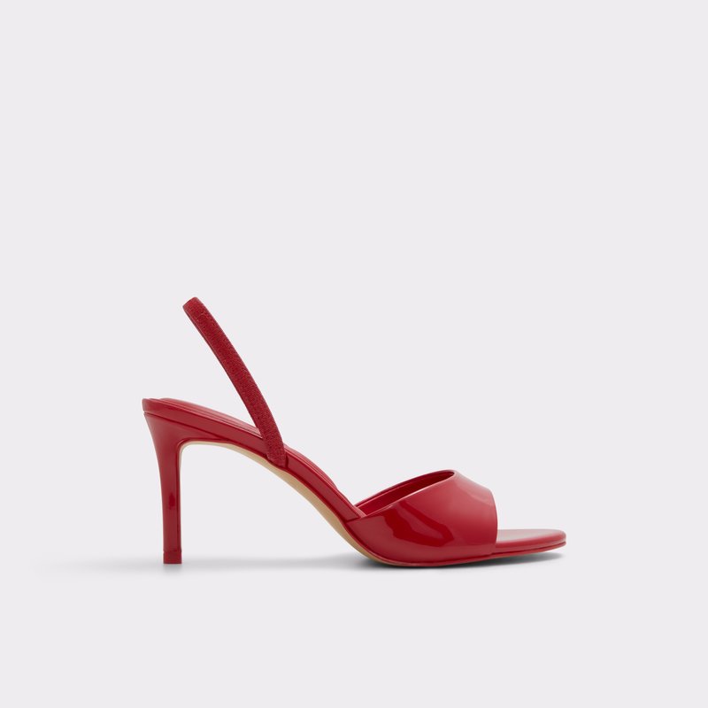 Aldo sandale na visoku petu AITANA SYN PATENT - crvena 1