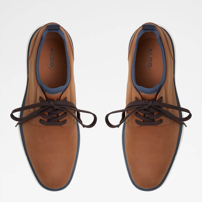 Aldo neformalne cipele ALARICK SYN EMBOSSED - smeđa 5