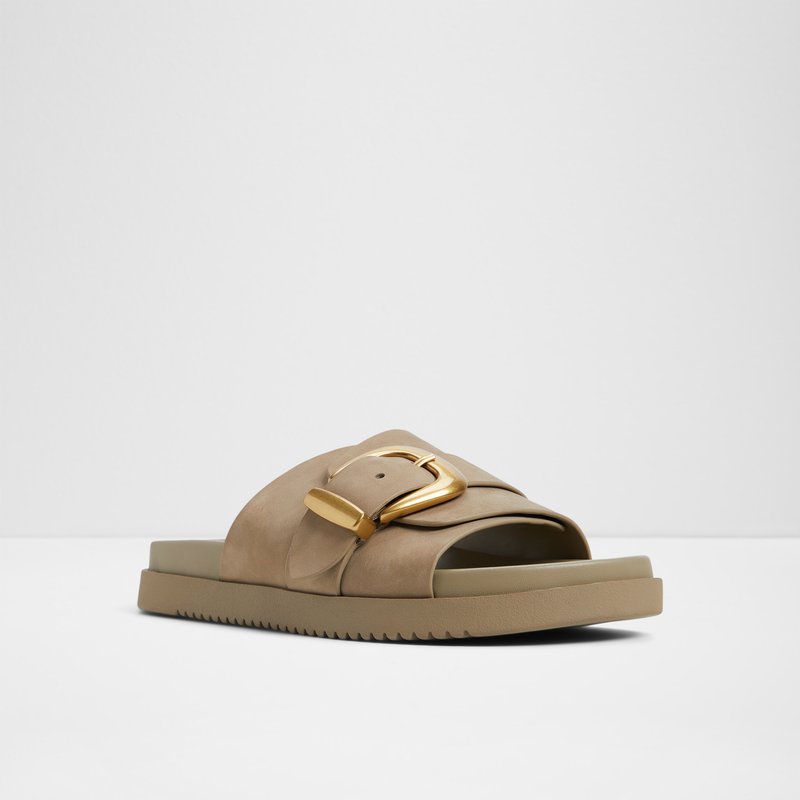 Aldo ravne natikače ALENANA LEA NUBUCK - zelena 3