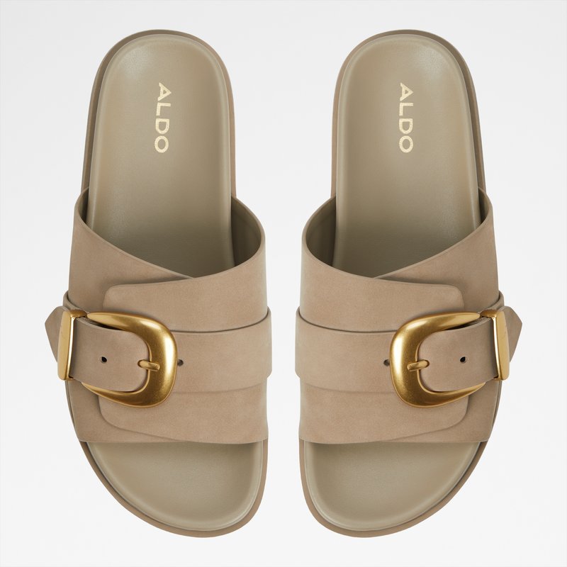 Aldo ravne natikače ALENANA LEA NUBUCK - zelena 5