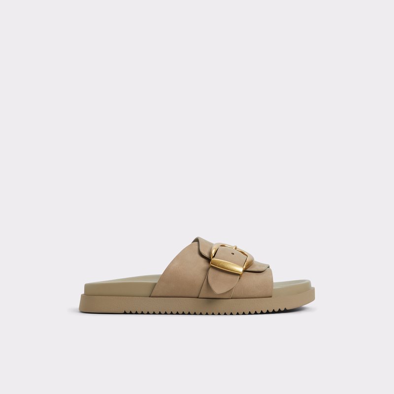 Aldo ravne natikače ALENANA LEA NUBUCK - zelena 1