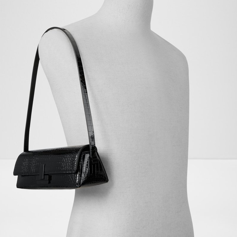 Aldo torba za nošenje na ramenu ALESSIANA SYN MIX MAT - crna 3