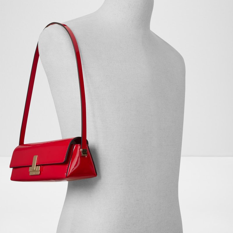 Aldo torbica za nošenje na ramenu ALESSIANA SYN MIX MAT - crvena 4