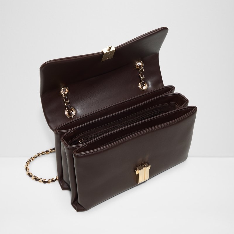 Aldo torbica za nošenje na ramenu ALICIE SYN MIX MAT - smeđa 5