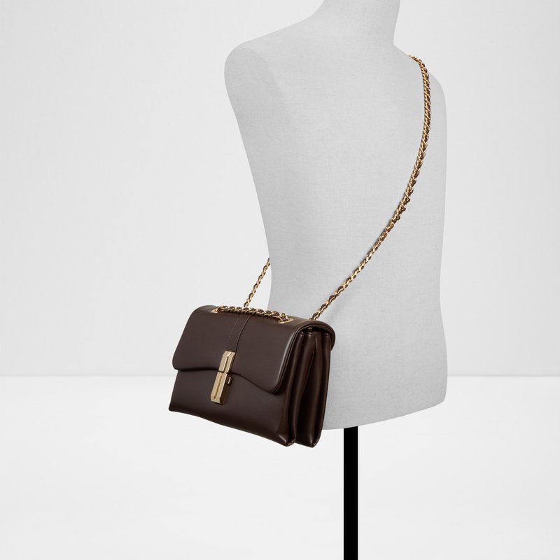 Aldo torbica za nošenje na ramenu ALICIE SYN MIX MAT - smeđa 3