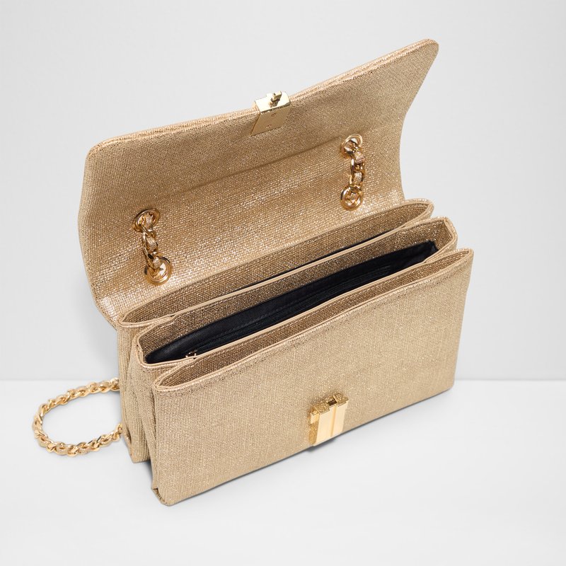 Aldo torbica za nošenje na ramenu ALICIE SYN MIX MAT - zlatna 4