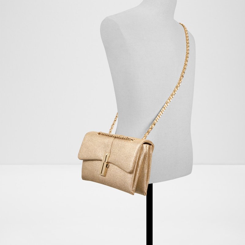 Aldo torbica za nošenje na ramenu ALICIE SYN MIX MAT - zlatna 3