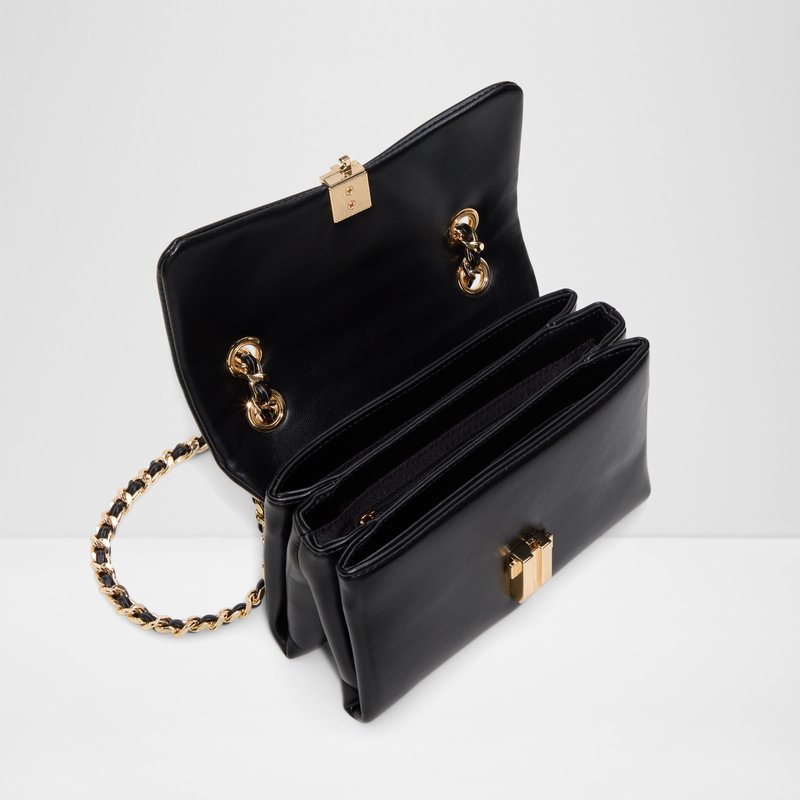 Aldo torbica za nošenje na ramenu ALICIEMINI SYN MIX MAT - crna 4