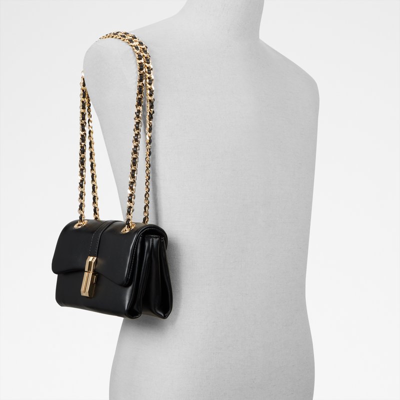 Aldo torbica za nošenje na ramenu ALICIEMINI SYN MIX MAT - crna 5