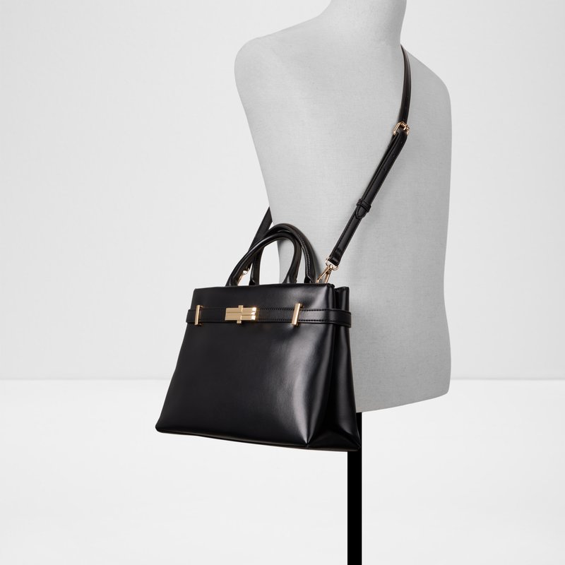 Aldo satchel torbica za nošenje na ramenu ili u ruci ALICIETOTE SYN MIX MAT - crna 4