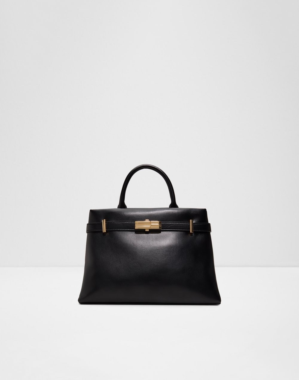 Aldo satchel torbica za nošenje na ramenu ili u ruci ALICIETOTE SYN MIX MAT - crna