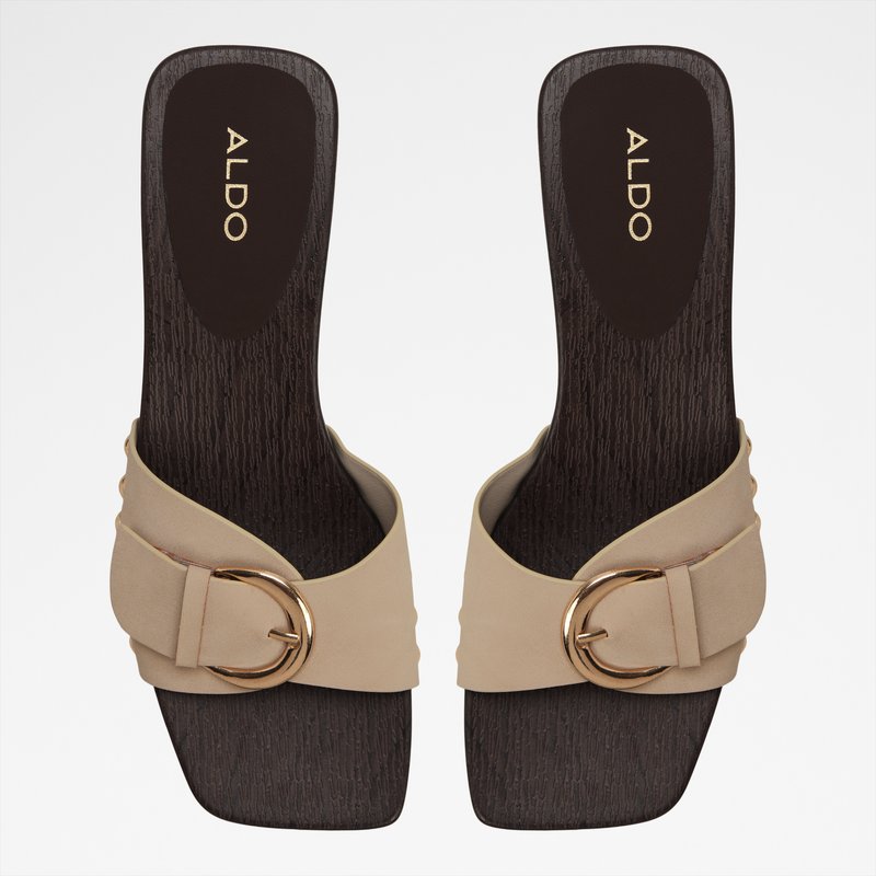 Aldo natikače ALLORIA SYN NUBUCK - bež 5