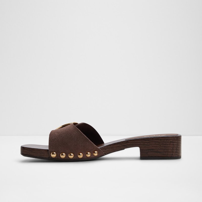 Aldo ravne natikače ALLORIA LEA SUEDE - smeđa 6
