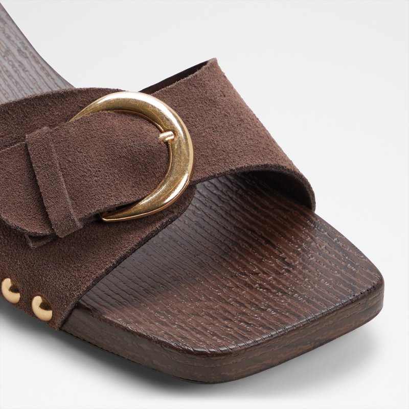 Aldo ravne natikače ALLORIA LEA SUEDE - smeđa 4