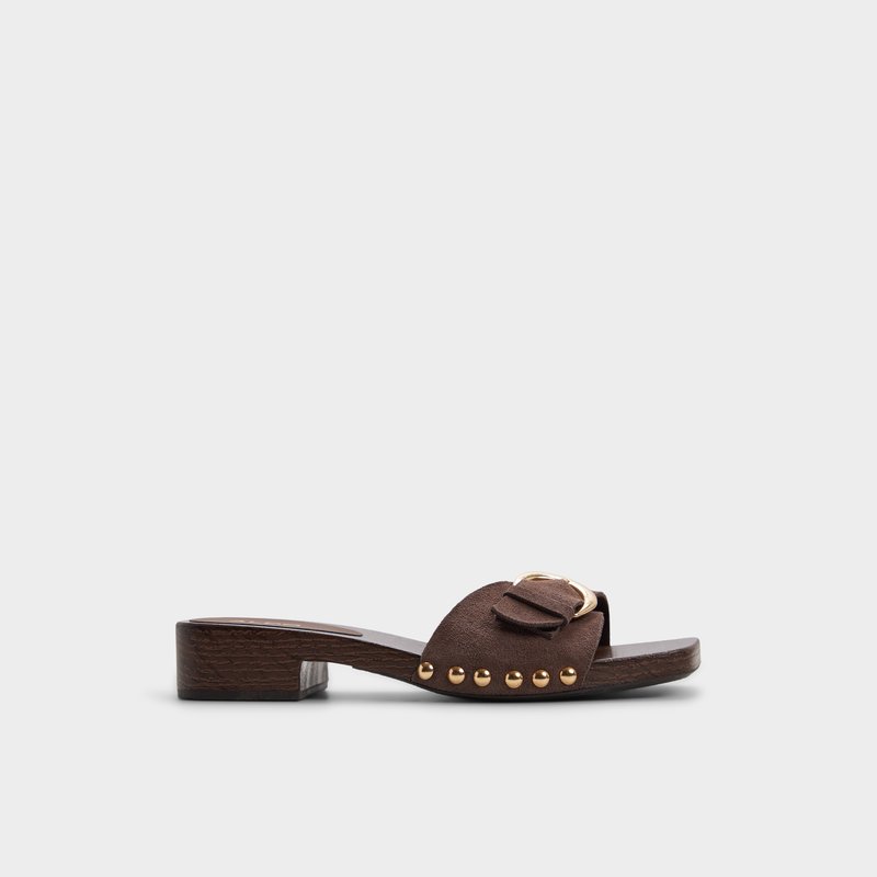 Aldo ravne natikače ALLORIA LEA SUEDE - smeđa 1