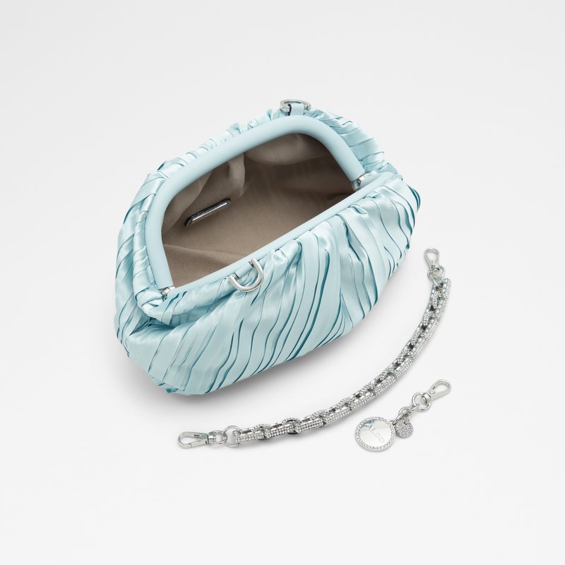 Aldo clutch torbica ALMASA TEX SATIN - plava 2