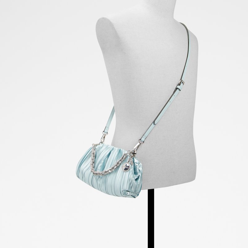 Aldo clutch torbica ALMASA TEX SATIN - plava 3