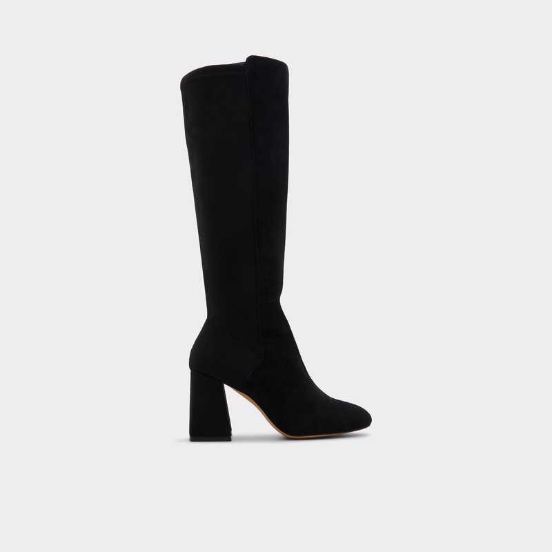Aldo čizme do koljena ALODENARYN LEA SUEDE - crna 1