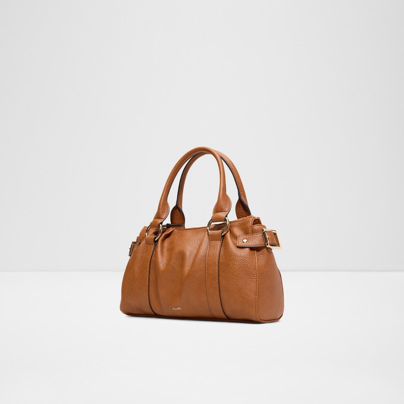 Aldo satchel torbica za nošenje na ramenu ALOSA SYN MIX MAT - smeđa 2
