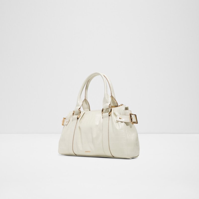 Aldo satchel orbica za nošenje na ramenu ili u ruci ALOSA SYN MIX MAT - bijela 2