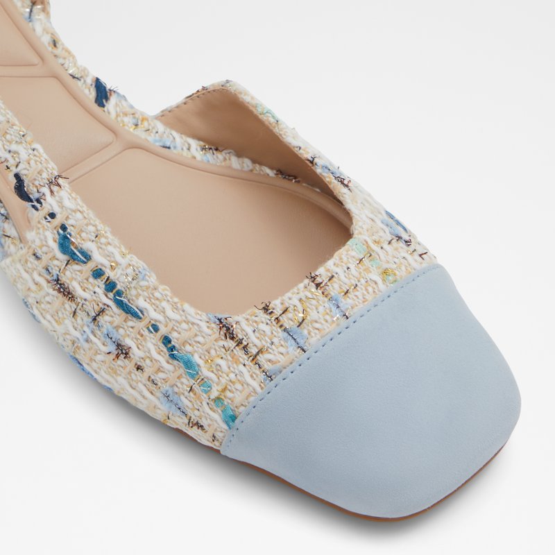 Aldo balerinke AMANDINE TEX TWEED - plava 4