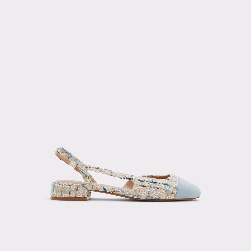 Aldo balerinke AMANDINE TEX TWEED - plava 1