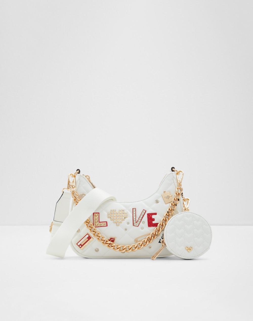 Aldo torba preko ramena AMBERLY SYN MIX MAT - bijela