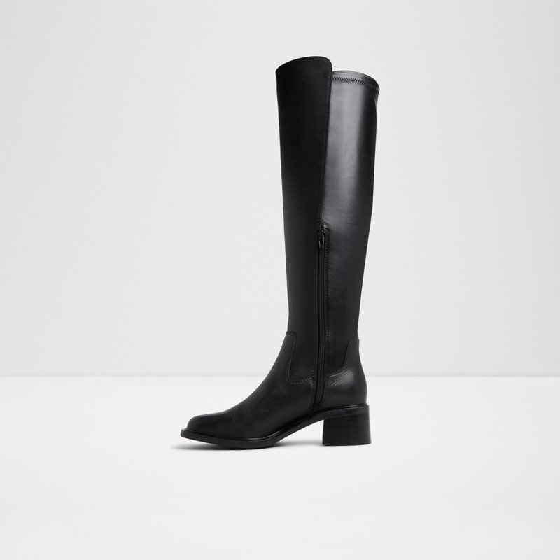 Aldo čizme visine preko koljena ANAHI LEA SMOOTH - crna 6