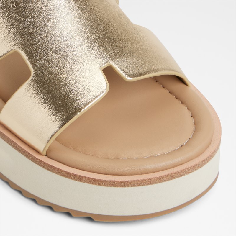 Aldo ravne natikače ANAYELIE SYN METALLIC - zlatna 6