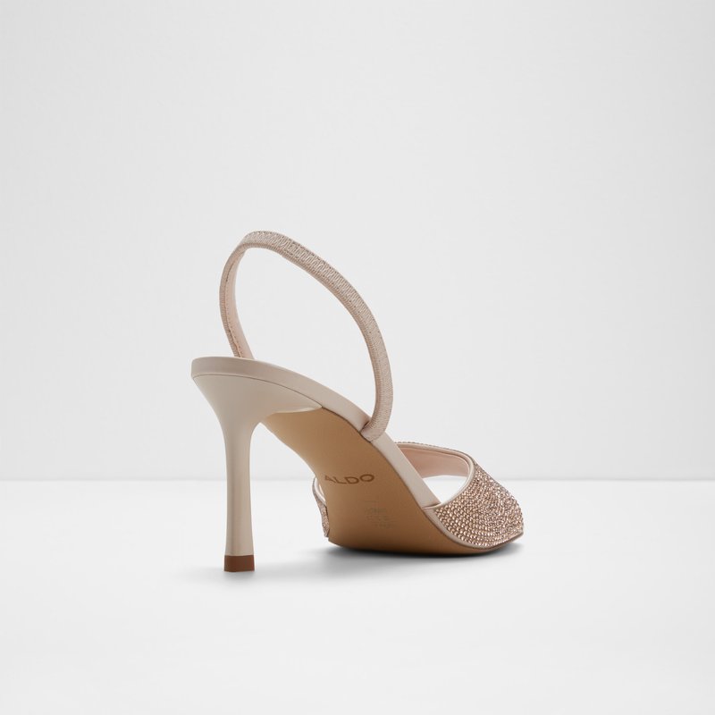 Aldo sandale na srednje visoku petu ANDYA SYN PEARLIZED - bež 2