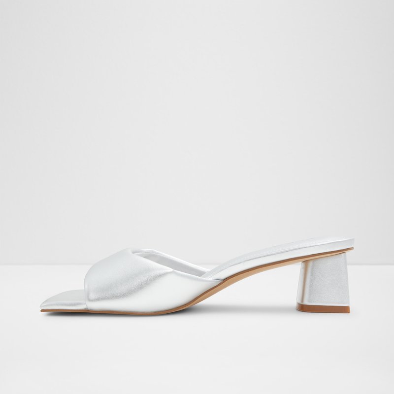 Aldo natikače ANEKA SYN METALLIC - srebrna 2