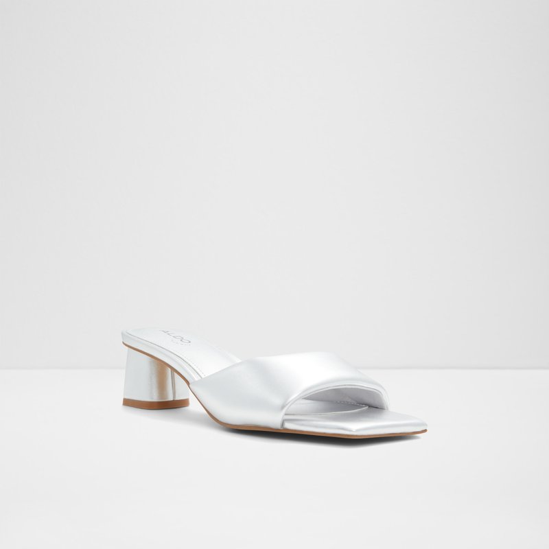 Aldo natikače ANEKA SYN METALLIC - srebrna 3