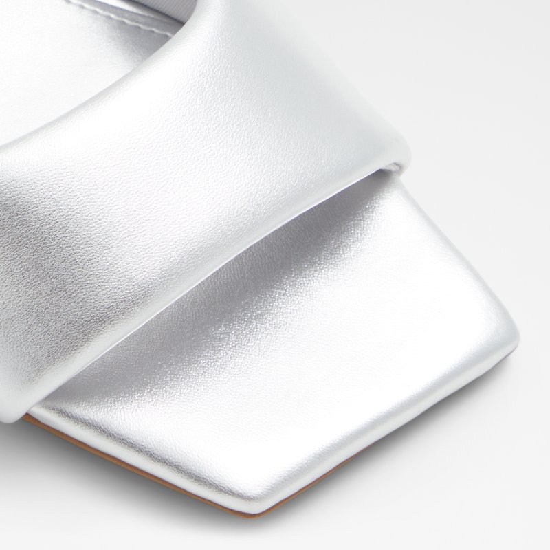 Aldo natikače ANEKA SYN METALLIC - srebrna 4