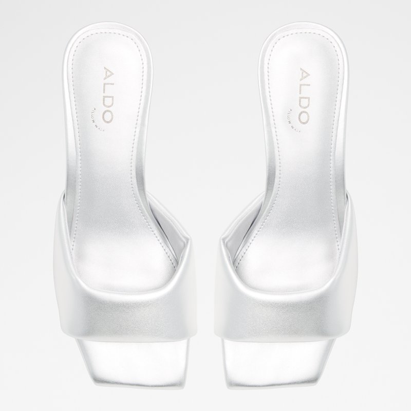 Aldo natikače ANEKA SYN METALLIC - srebrna 5