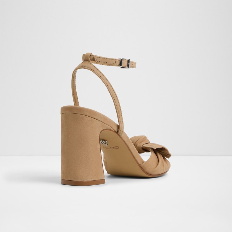 Aldo sandale na srednje visoku petu ANGELKNOT LEA NUBUCK - zelena 2