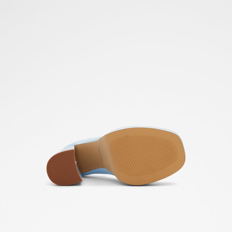 Aldo cipele s blok petom ANJIE SYN PATENT - plava 3
