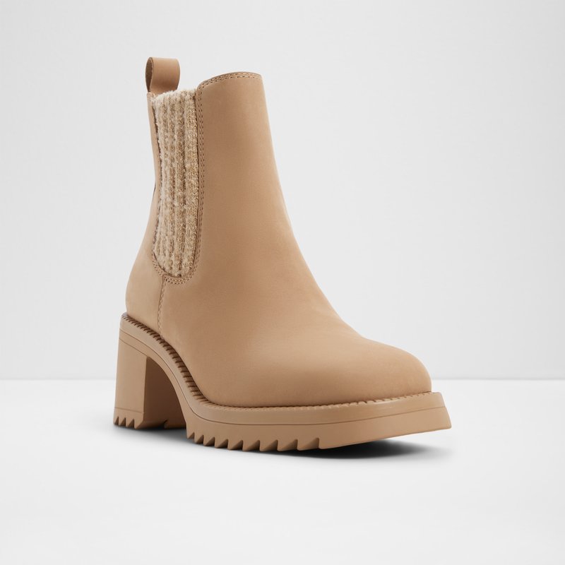 Aldo chelsea vodootporne gležnjače s toplom podstavom ANNELIESE LEA NUBUCK - bež 3