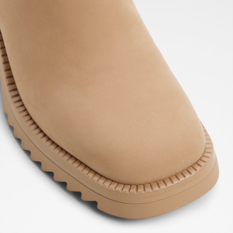 Aldo chelsea vodootporne gležnjače s toplom podstavom ANNELIESE LEA NUBUCK - bež 4