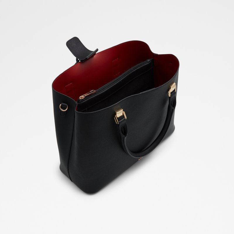 Aldo velika satchel torba AQUAFYNA 001SYN EPI - crna 2