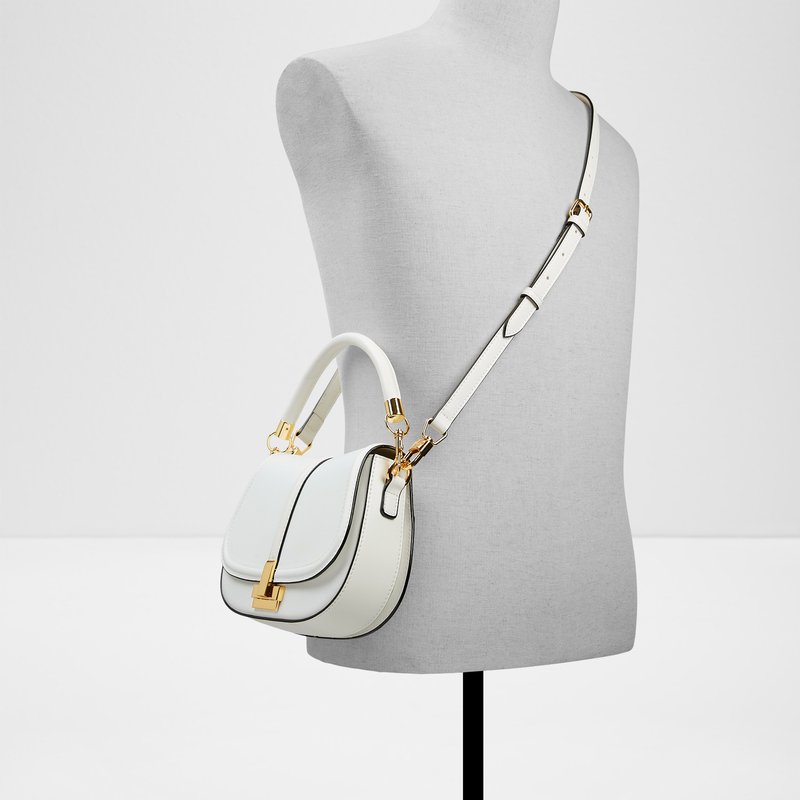 Aldo torbica za nošenje u ruci ili na ramenu ARALINDE SYN MIX MAT - bijela 3