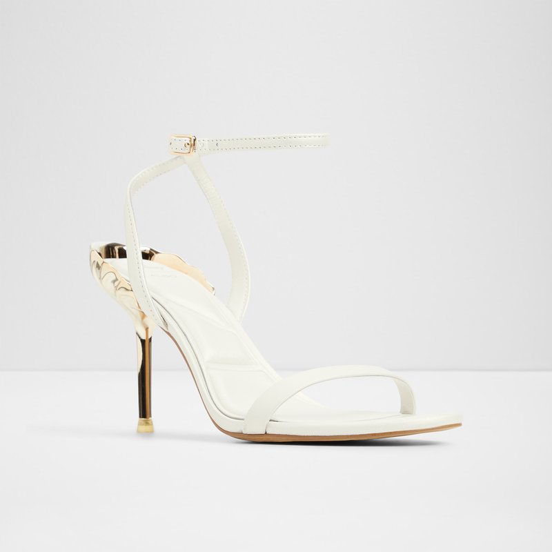 Aldo disney x aldo sandale na visoku petu ARIELHEEL LEA SHINY - bijela