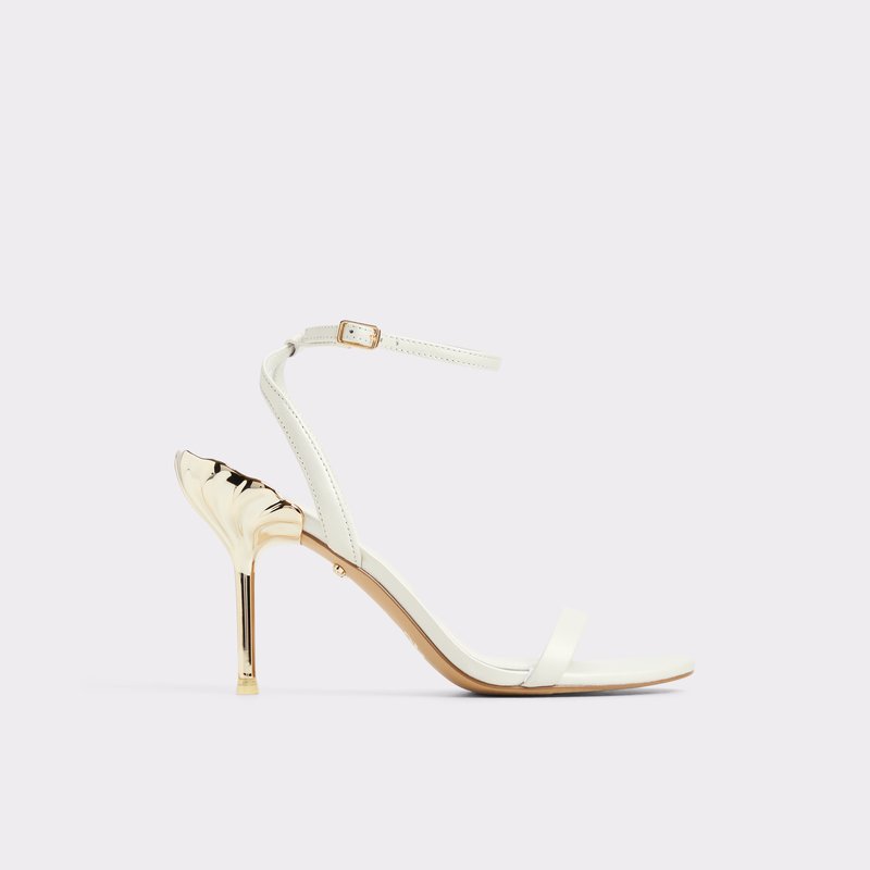 Aldo disney x aldo sandale na visoku petu ARIELHEEL LEA SHINY - bijela