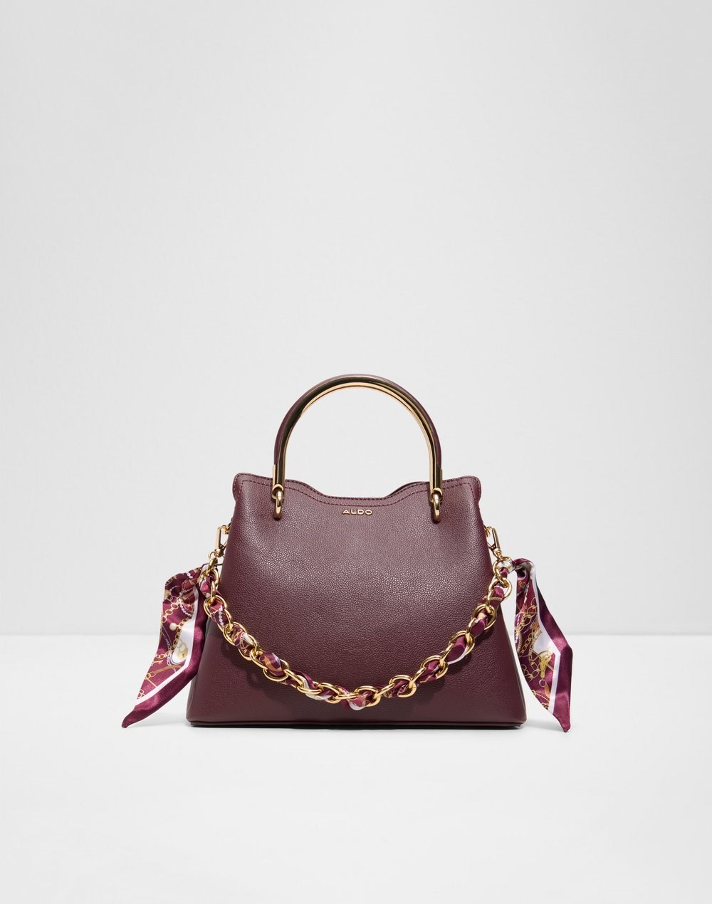 Aldo satchel torbica za nošenje u ruci ili na ramenu ARRAYAN SYN MIX MAT - crvena