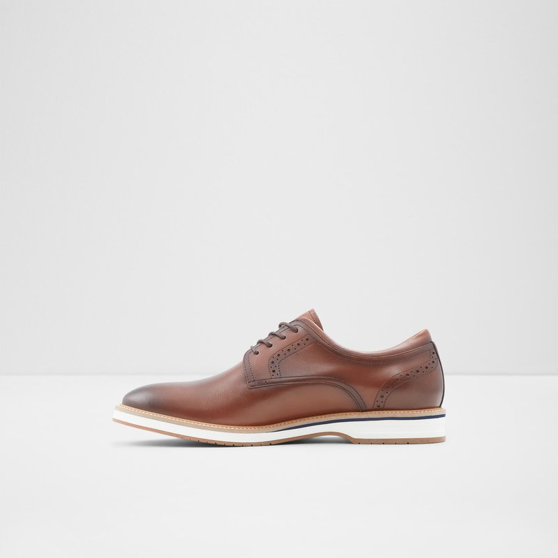Aldo oxford cipele ASTEANFLEX LEA SMOOTH - smeđa 2