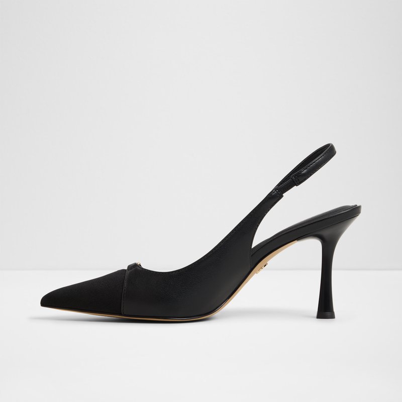 Aldo cipele na srednje visoku petu AUGUSTAS SYN SMOOTH - crna 2